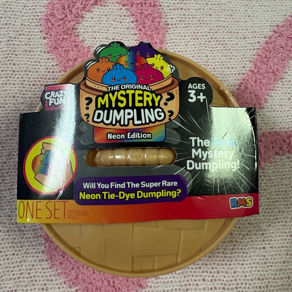 RMS Neon Mystery Dumpling Authentic Squisht Dumpling Neon Sugar Squishy